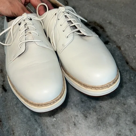 Clark Artisan Rhea Platform Oxford, Rare White size 10 - Picture 3 of 7